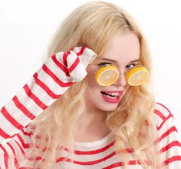 Rodajas de limón de gafas divertidas regalos de personalidad fiestas de playa divertidas toyanos selfie fiest stater1930534