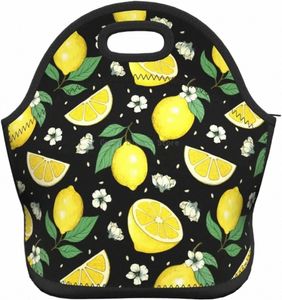 Lems Geïsoleerde Neopreen Lunch Tas Tote Lunch Zakken Draagbare Lunchbox Koeltas voor Picknick/Varen/Vissen/werk z8N8 #