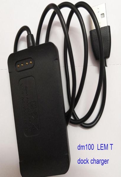 LEMT DM100 Smart Watch Phone Accesorios de reloj de carga Cargadores de muelle de reemplazo de cable para Lem T Smartwatch5773755555