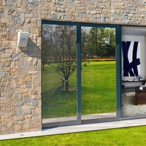 Lengte 8 M Heat Reducing Window Film Solar Control Glass Film Privacy One Way Mirror Film Reflecterende zonblok Sticker voor Home 210317