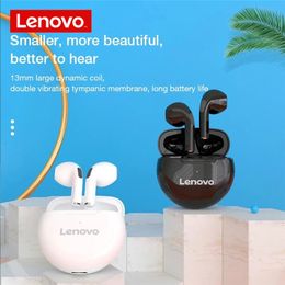 Lenovo HT38 TWS Eartelefoon Wireless Fone Bluetooth -hoofdtelefoon AI Regeling Mini -headset Dubbele microfoon Ruisreductie Hifi Stereo Earbuds 2024 00