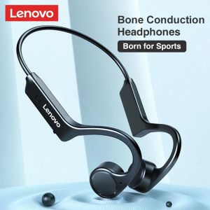 Auriculares Bluetooth Bluetooth de Lenovo X4 auriculares Bluetooth Sports Auricales inalámbricos impermeables con micrófono de micrófono TWS Bass Hifi Stereo