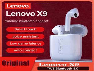 Lenovo X9 sans fil Bluetooth écouteur V50 contrôle tactile écouteurs stéréo HD parlant avec batterie 300 mAh micro casque 2417821