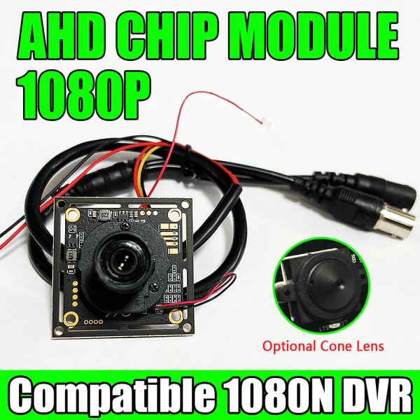 Lente 4in1 3000TVL 1.8 mm Lente de pez granja grande 1080p Mini CCTV Chip Module AHD Camera Conjunto de circuito de monitoreo Compatible