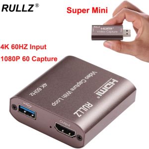 Lens 4K 60Hz USB 3.0 2.0 HDMI VIDEO CAPTURE CARD TV LOOP Sortie