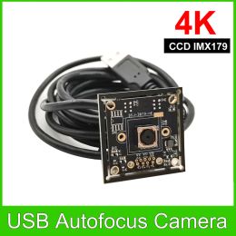 Lens 4K 8MP Module de caméra USB Autofocus CCD CCD IMX179 CAPTEUR NO DISTORGRATION LENS PLIGNE UVC OTG PLIG
