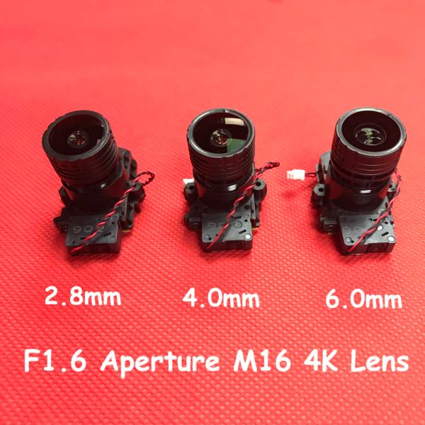 Lentille 4K F1.6 Aperture M16 MODEMENT MODULE CAMERIE MODULE INFRARGE FILTRE DE 2,8 mm 4mm 6 mm Enregistreur vidéo Switcher IR pour la caméra de surveillance