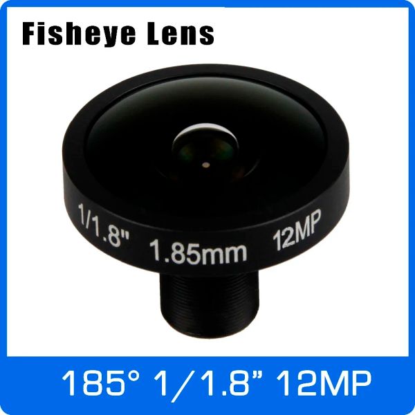 Lens 4K Lens 12Megapixel Fisheye 1/1,7 pouce 185 degrés M12 Mount Lens 1,85 mm pour le capteur IMX226 Ultra 4K Camera Livraison gratuite