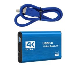 Lens 4K USB 3.0 2.0 Video Capture Card Game en direct Streaming HDMICOMPATIBLE VHS Board Grabber for PS4 Game DVD Camera Video Enregistreur