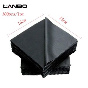 Lens Clothes 100PscLOT 15x15CM Lens Clothes Eyewear Accessories Cleaning Cloth Microfiber Sunglasses Eyeglasses Camera Glasses Duster Wipes 231109