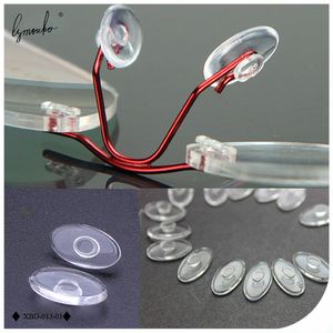 Vêtements pour lentilles 5 paires, lot de coussinets de nez ovales en Silicone, Airbag souple sur lunettes, Cassette d'intégration, accessoires antidérapants pour lunettes sans cadre 221119