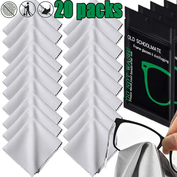 Lentille Vêtements Flanelle Lunettes Antibuée Chiffon D'essuyage Réutilisable Indépendant Pack Lunettes Lentille Vêtements Téléphone Écran D'ordinateur Lingettes De Nettoyage 230717