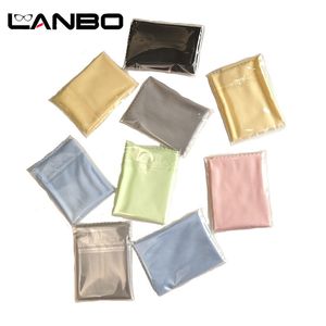 Vêtements pour lentilles LANBO Emballés individuellement 15x15CM Vêtements pour lentilles Chiffon propre Microfibre Lunettes de soleil Lunettes Caméra Lunettes Duster Lingettes 230408