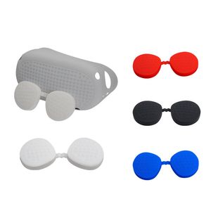 Cubierta de la lente Protector de lente de silicona a prueba de polvo para Oculus Quest 2 VR Gafas Lente Anti Scratch Estuche protector Fedex DHL UPS ENVÍO GRATIS