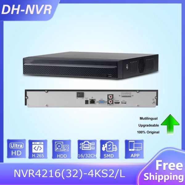 Lens Dahua 4K 16CH 32CH 2HDD NVR NVR42164KS2 / L NVR42324K