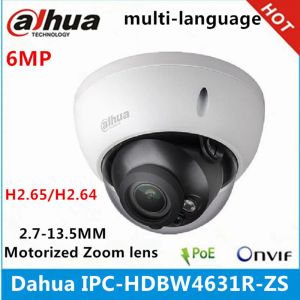 Lens dahua ipchdbw4631rzs ip camera 2,7 mm ~ 13,5 mm varifocale gemotoriseerde lens 6mp ir50m met SD -kaartsleuf POE -netwerkcamera