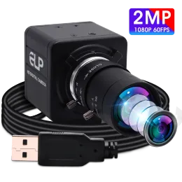 Lens ELP High Speed Camera 260fps 120fps 60fps 1080p 720p Manuel Zoom webcam ov4689 Plug UVC Play PC USB Camera pour la vidéo de mouvement