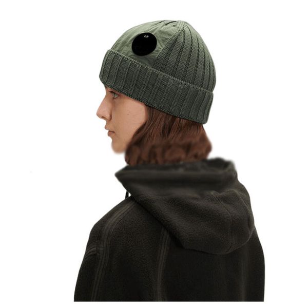 Lens Fashion Hommes Femmes Designer Brimless Trendy Hat Woolen Knit Beanie Hat Street Winter Caps