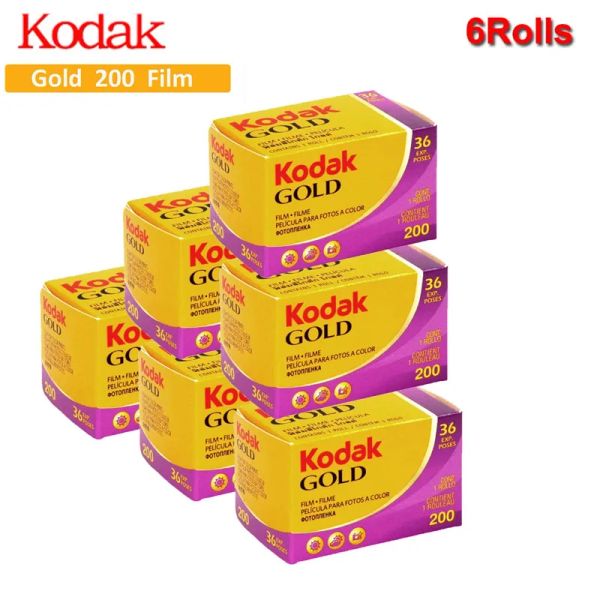 Lens pour Kodak Gold 200 35 mm Film 36 Exposition par roll ajustement pour la caméra M35 / M38 (date d'expiration: 2024) Film classique