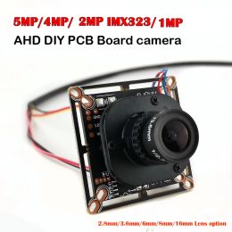 Lentilles HD 5MP 4MP 2MP Module de caméra AHD Board PCB Board CMOS IMX323 720P 1080p AHD Mini Caméra avec Ircut pour le système AHD de sécurité CCTV