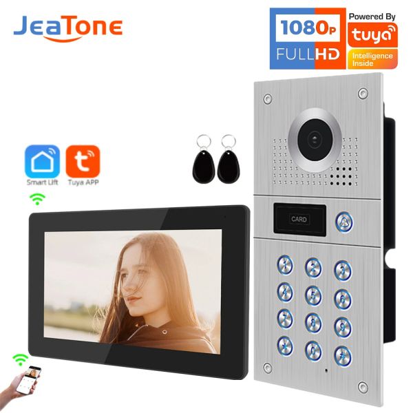 Lens Interphone de la porte de la porte de la porte de la porte de la porte FHD 1080P pour l'appartement en acier inoxydable