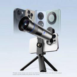 Lens Martvsen 28X HighDefinition Telew tour avec un objectif téléphonique de trépied étendu, adapté à l'iPhone 15 Pro / 14 Pro / 13 Pro, Samsung,