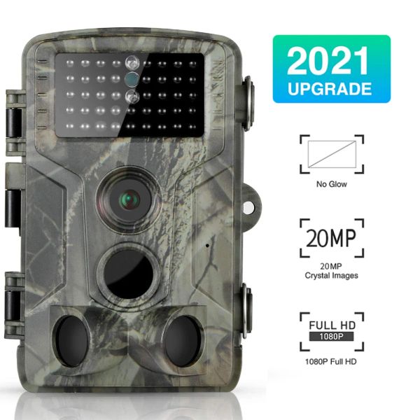 Lens Outdoor Trail Camera 20MP 1080p HD Imperpose la faune de chasse à la faune de chasse Infrarouge Vision nocturne Caméra Pièce de surveillance