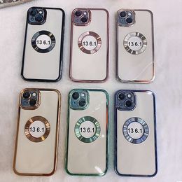 Lens Telefoonhoesje voor Iphone 8 plus 11 12mini 13 pro 14max Schokbestendig Gegalvaniseerde Bescherming Zachte Cover