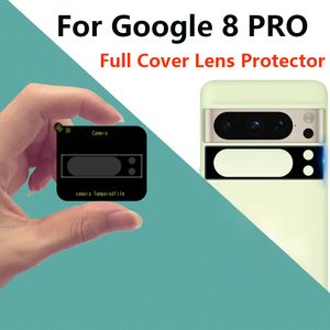 Protecteur d'objectif pour Google 8 PRO Pixel 8 7 7A 7PRO 6 6A, couverture complète en verre trempé, protecteur d'objectif d'appareil photo de téléphone