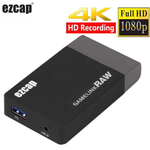 Lens Real 4K 30Hz 1080p 60FPS 120fps Lien de jeu BRAW USB 3.0 CARTE DE CAPTURE VIDÉO HDMI POUR CAMER