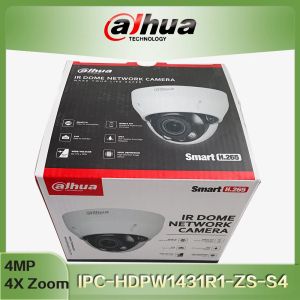 Vente de la lentille Dahua IP Camera 4MP IR 40M POE 2,8 mm ~ 12 mm 4x Zoom IPCHDPW1431R1ZSS4 CAMÉRICE NÉTOCIAL VIDÉO VIDÉO