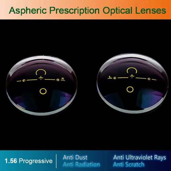 Lenses 1.56 Digital Free Free Progressive Asphériques Optical Eyeglass Prescription Lences