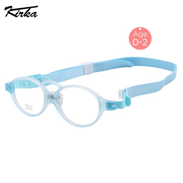 Lenses kirka enfants verres de prescription de prescription rouges