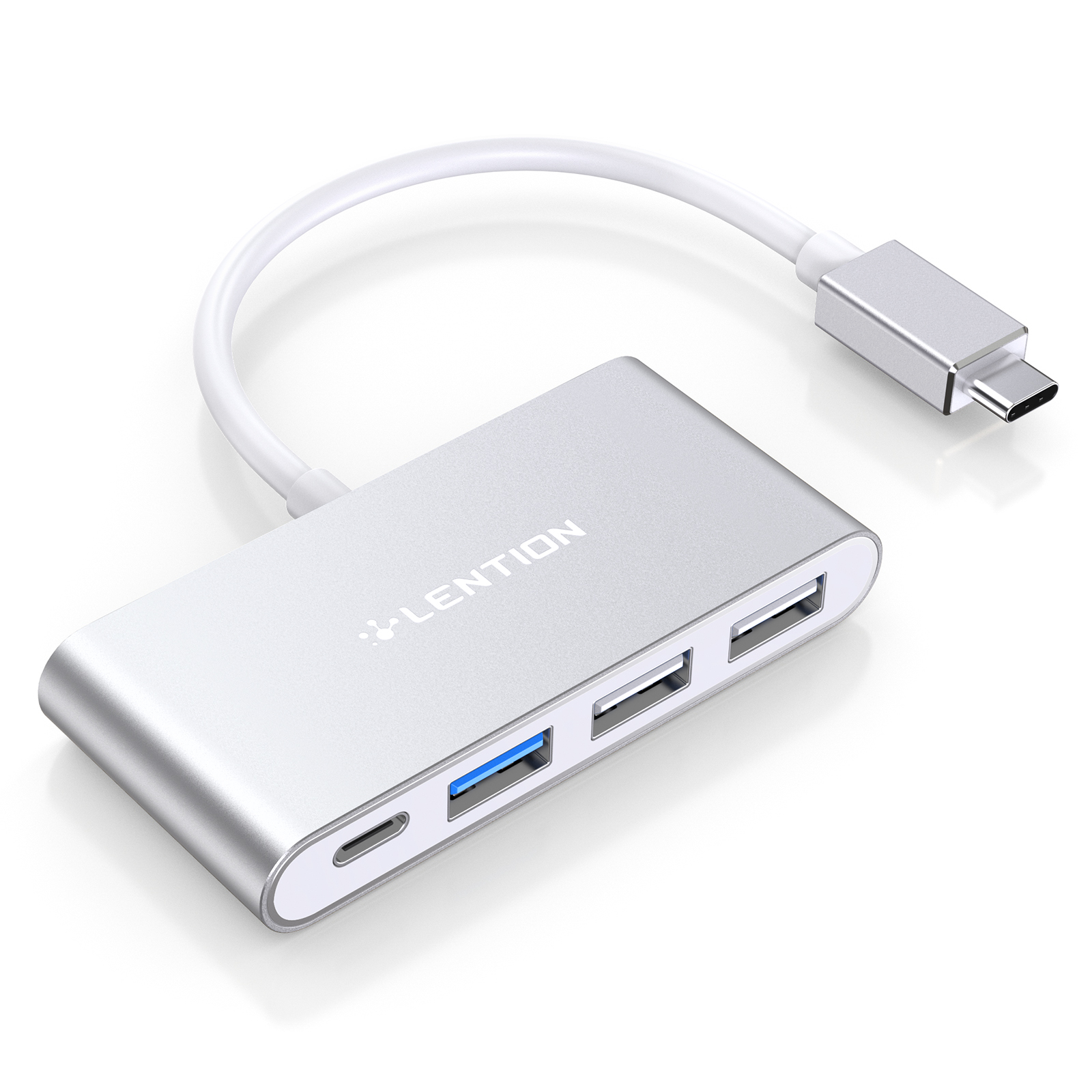 Lention USB C Hub Type C HUB for MacBook Pro Air Ipad Laptop USB 3.0 Multiport Charging Connecting USB C Adapter Splitter