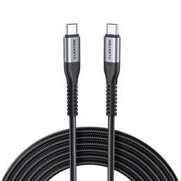 LENTION Cable USB C a USB C 100W, Tipo C 20V/5A Cable Trenzado de Carga Rápida Compatible con Nuevo MacBook Pro/Air, iPad Pro/Air/Mini, Surface, Samsung Galaxy S21/S20/S10/S9/Note, Switch