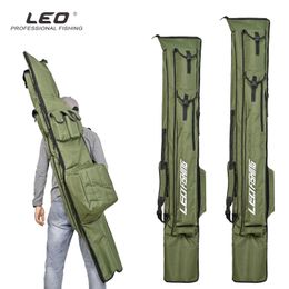 LEO Nieuwe Collectie Hengel Opbergtas Oxford Doek Multifunctionele Grote Capaciteit Vissen Rugzak Carrier 175cm 195cm