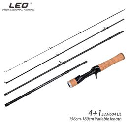Leofishing Carbon Lure Spinning Casting Fast Ul Bait 41 523604 Ultra Lightweight Pissing Rod 156m 18M ACCESSOIRES 240408