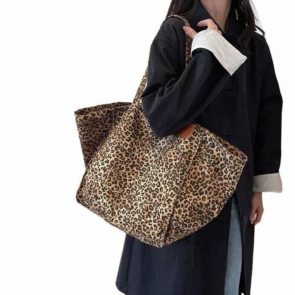 Leopard Design 2023 Coréen Fi Shopper Big Shop Sacs pour femmes Sac à main Lady Sac à bandoulière Grande capacité Sac Fille Sac à main I6u0 #