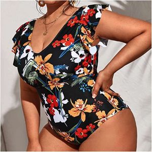 Print de léopard Plus de maillots de bain Sexy One Piece Femme Femmes Bodys Body String Monokini Femelle Bathing Costume Beach Wear 2024