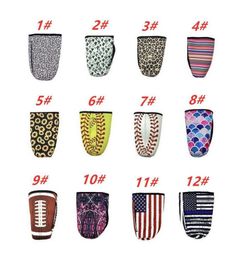 Leopard Print Rainbow Mermaid Water Bottle Cover Néoprène Isulate Isulate Sac Bas Pouche pour 30 oz Tumbler Cup6598287