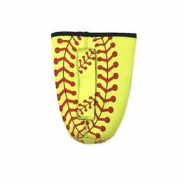 Nieuwe Leopard Print Rainbow Unicorn Baseball Softball Cactus Waterfles Cover Neopreen Geïsoleerde Mouw Bag Case Pouch voor 20oz Tumbler Cup