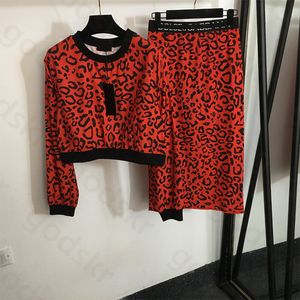 Chemise imprimée léopard, surjupe pour femmes, fermeture éclair, taille élastique, demi-jupe, pull de styliste, chemisier