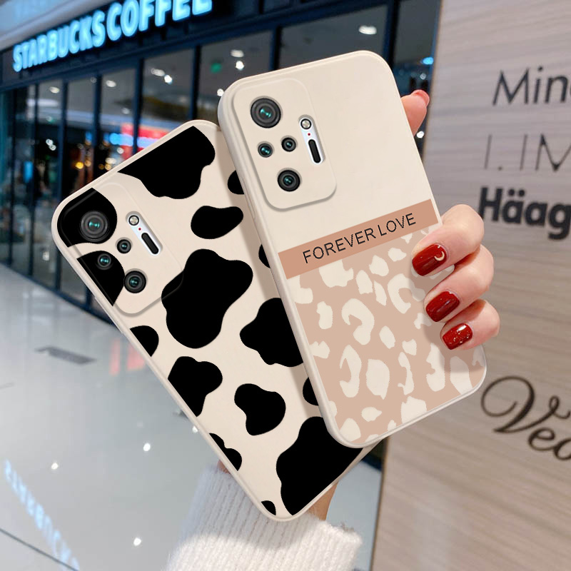 Capa de proteção de leopardo para Xiaomi Redmi Note 10 9 8 Pro Case Cover Redmi Note9 11 9S 10S Poco X3 Pro M4 9C NFC 9A 9T 10Pro Sex Case