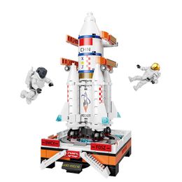 Lepin Blokken Death Star Ruimteschip Kits Shuttle Launch Center Maanlander Model Bouwblokken 71043 Ruimtehaven Figuur Raket Bouwstenen Constructiespeelgoed voor kinderen