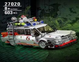 Lepin Blocks Mold King 27020 Juego de película Versión estática estática Ghost Bus Building Blocks 603pcs Juguetes de ladrillos para niños Gift4295177