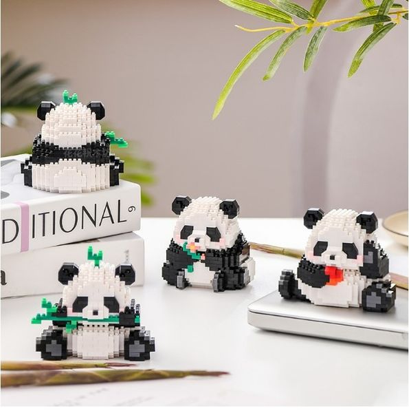 Panda Duncks Lepin construire un trésor National Panda géant acheter des blocs de construction jouet pour enfants Kit de modèle de balançoire briques de construction jouet cadeau de noël