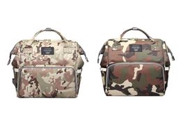 LEQUEEN imperméable momie sacs à couches camouflage impression sac à dos grande capacité bébé soins bébé sac Nappy Backpack7081486