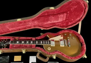 LES STANDARD 50s met HUMBUCKERS ~ GOLDTOP elektrische gitaar zoals op de foto's