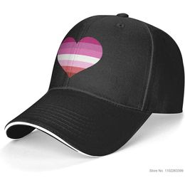 Lesbische Pride Vlag Liefde Hart Hoed Transgender LGBT Baseball Cap Rainbow Gay Pride Denim Cap