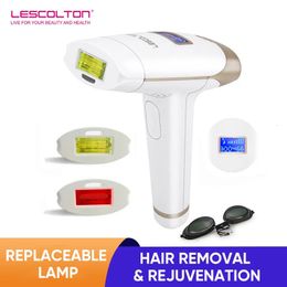 LESCOLTON 2IN1 IPL EPILATEUR Épilation de cheveux LCD Machine d'affichage T009i Laser Permanent Bikini Trimmer Electric Depilador A Laser 240321